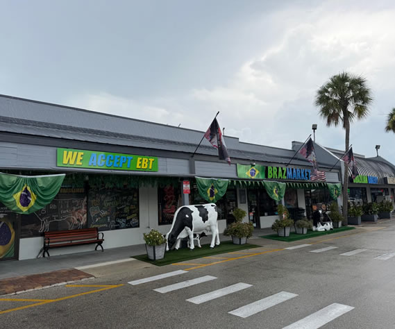 Brazmarket storefront on Metro Pkwy in Fort Myers, FL